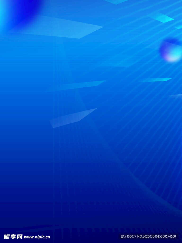 蓝色渐变科技风背景图