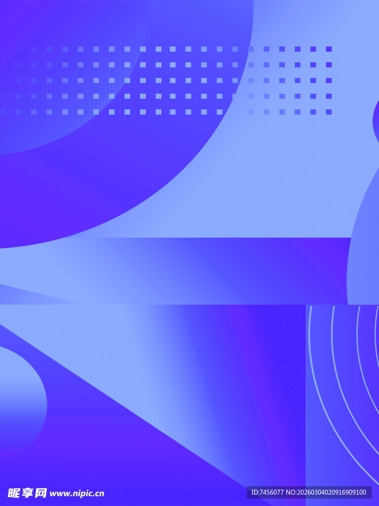 蓝紫色几何抽象背景图