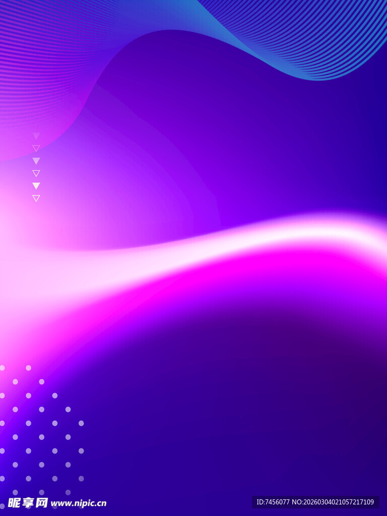 梦幻渐变霓虹背景图