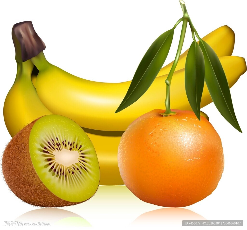 多样水果组合展示