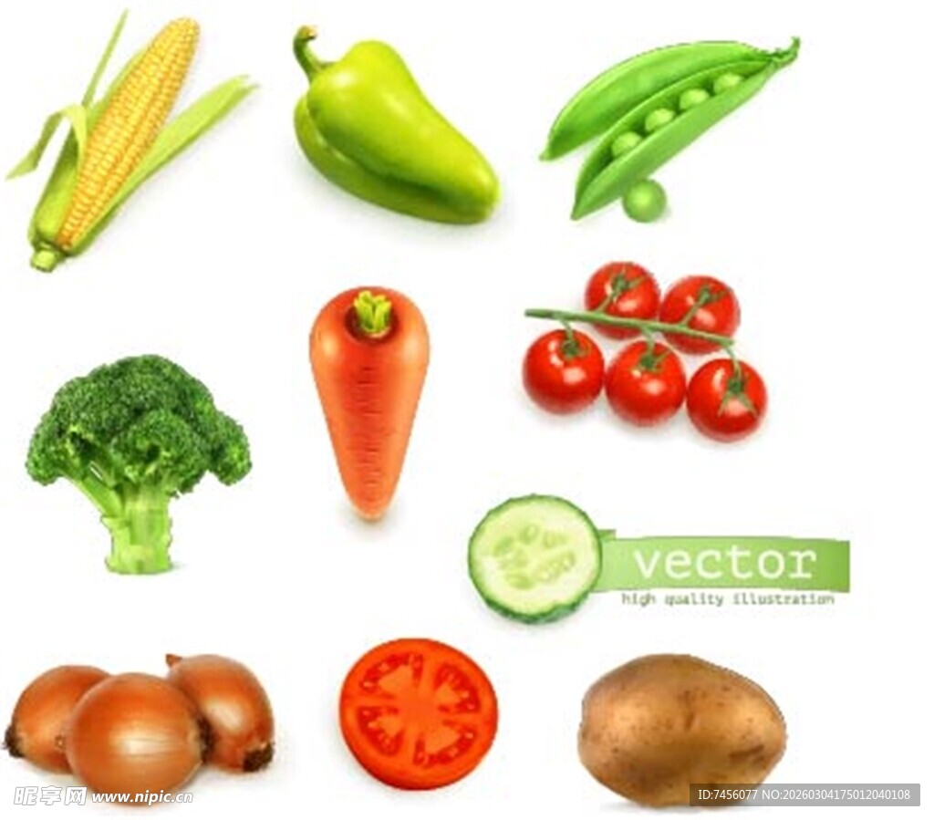 多样新鲜蔬菜大集合