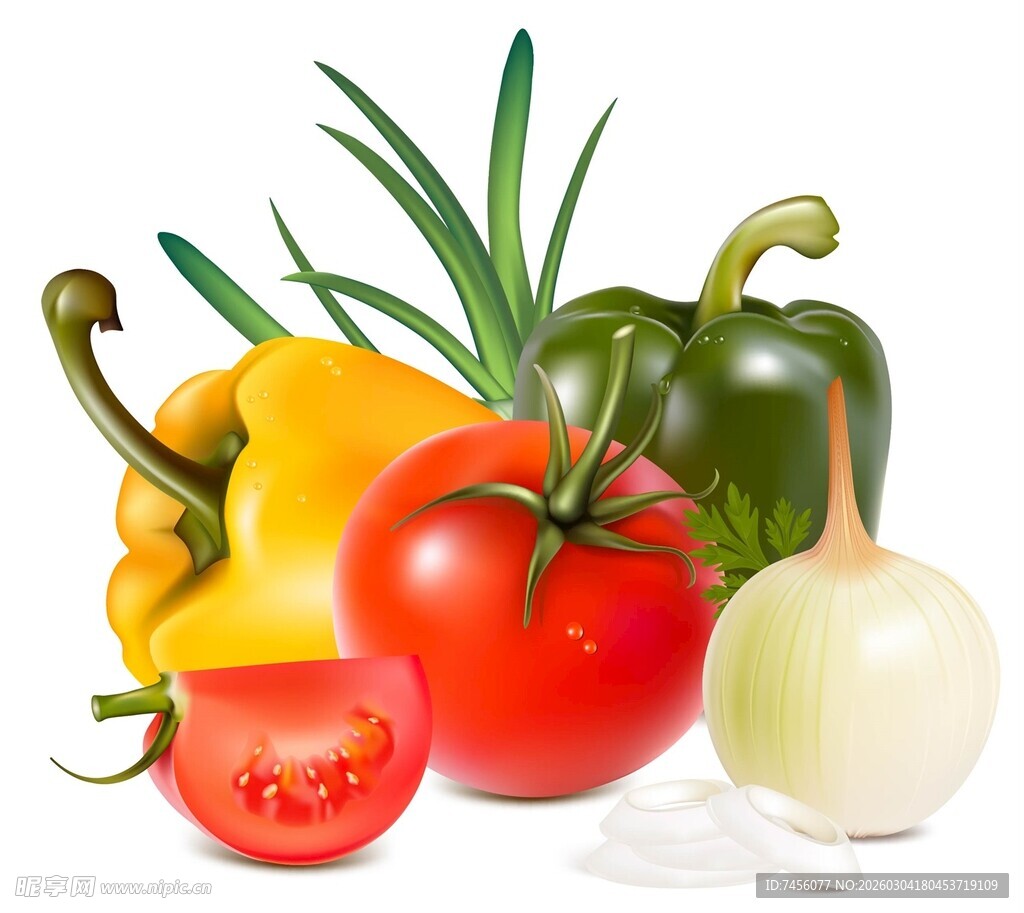 多彩新鲜蔬菜组合