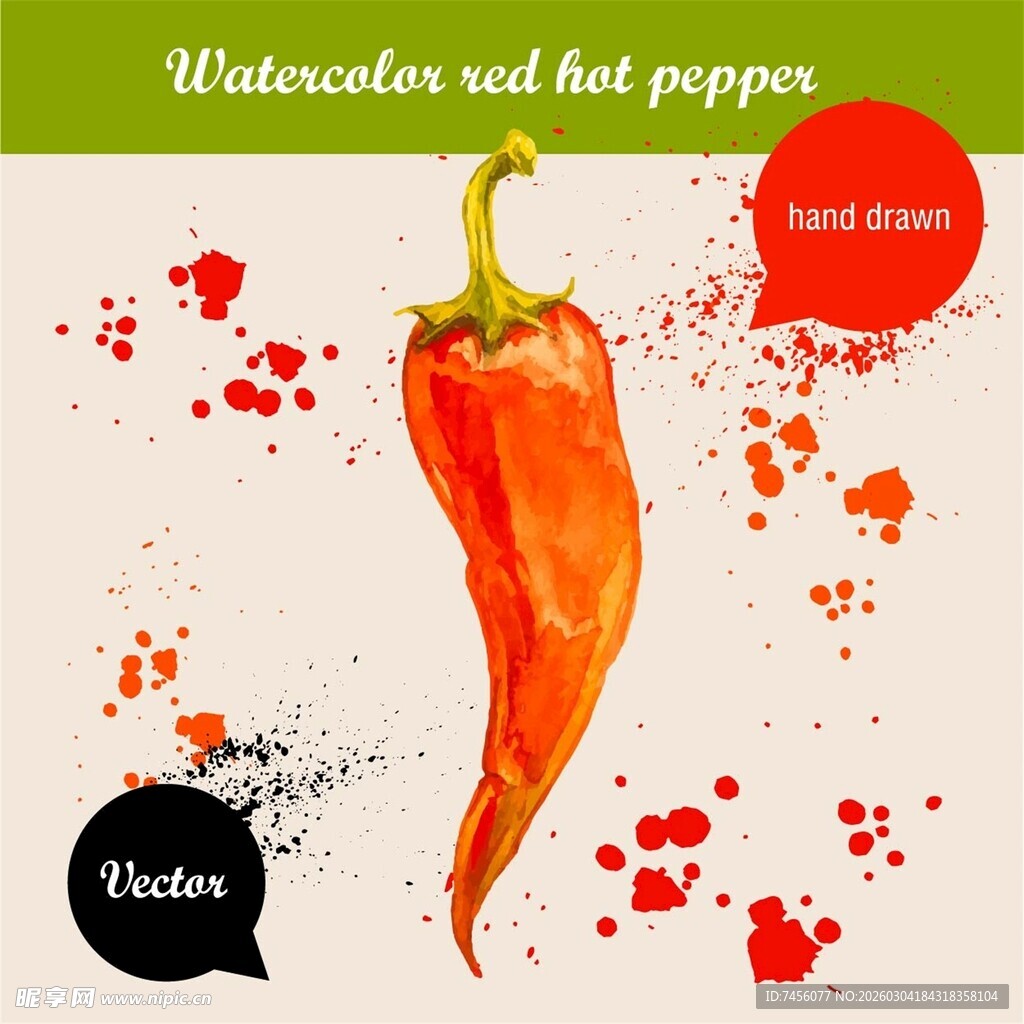 鲜红辣椒独特视觉呈现