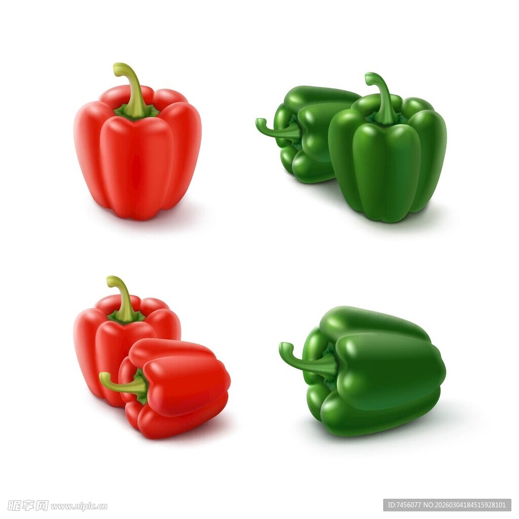 彩椒组合红绿相间诱人