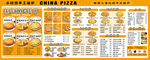披萨菜单海报
