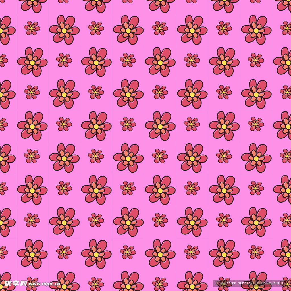 粉色花卉图案背景纹理
