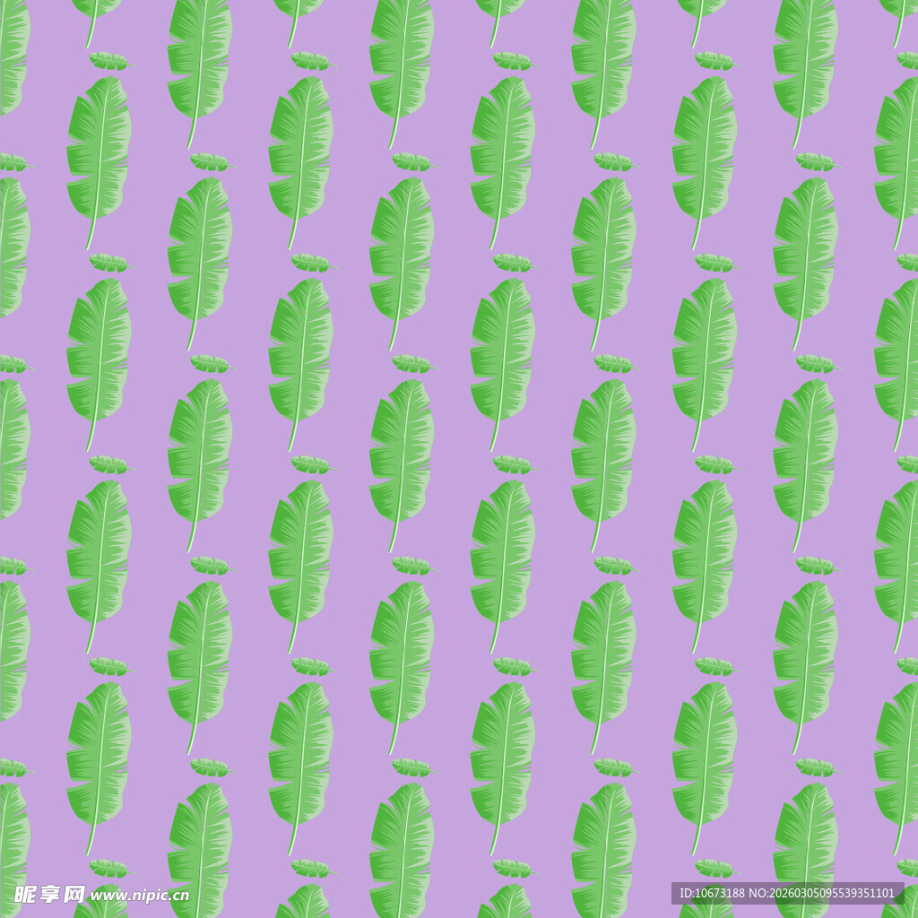 紫色背景绿色图案纹理