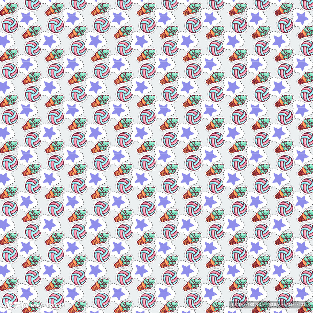 多彩花卉图案背景纹理