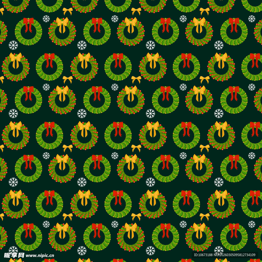 圣诞主题节日装饰图案