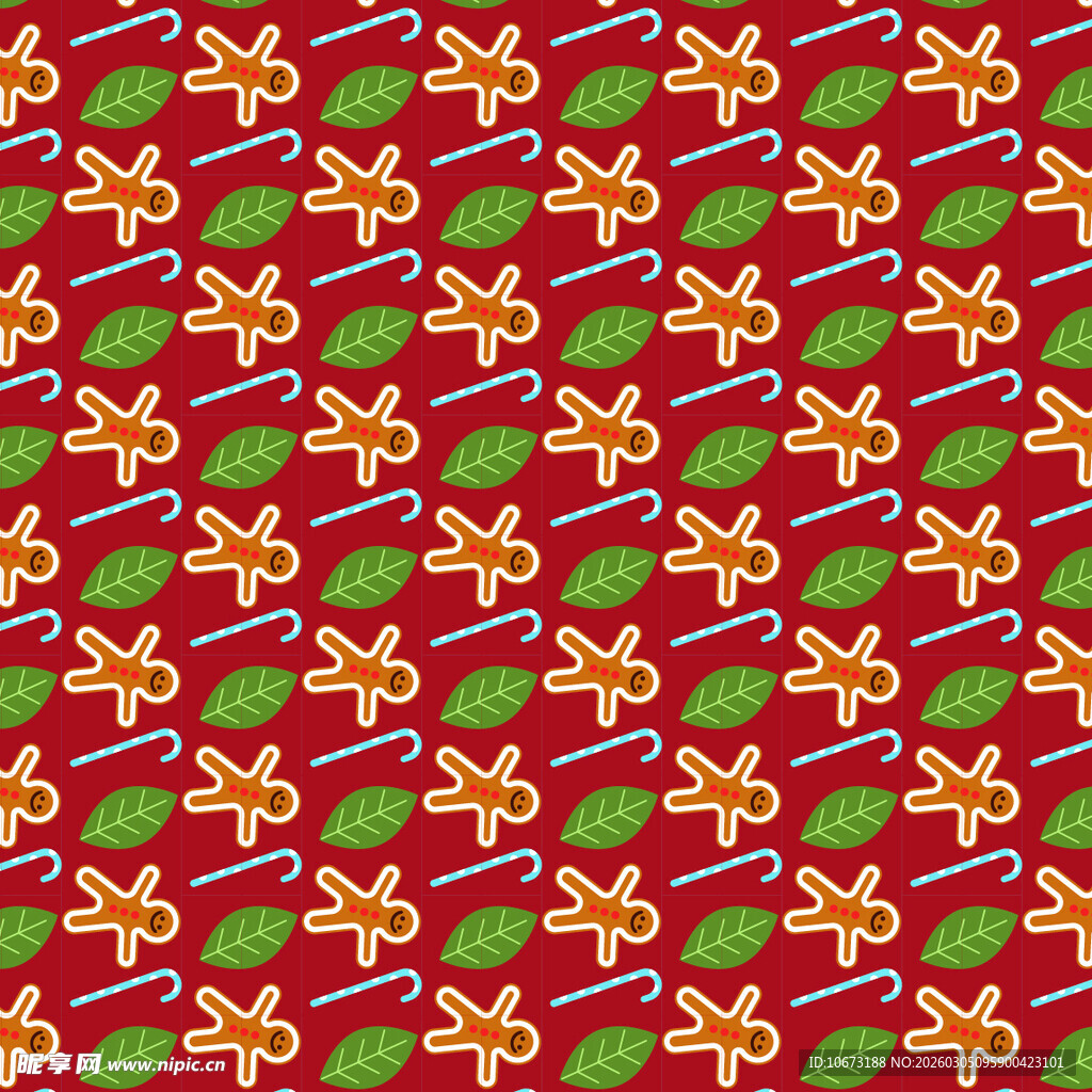 圣诞主题红绿图案背景