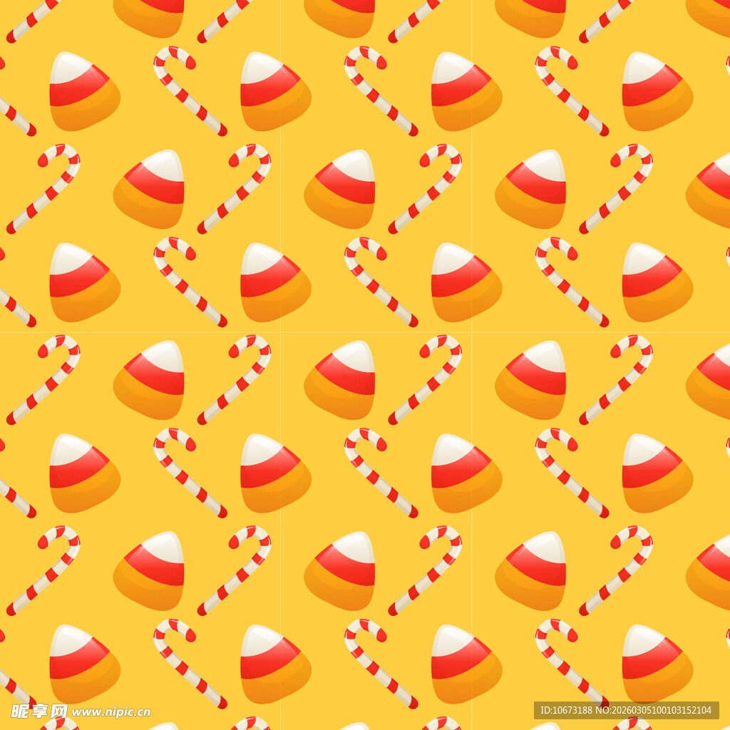 甜蜜糖果图案背景