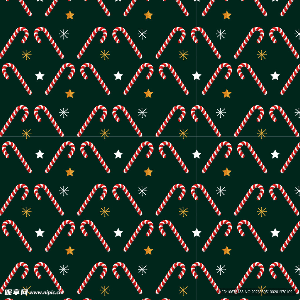 圣诞糖果棒图案背景