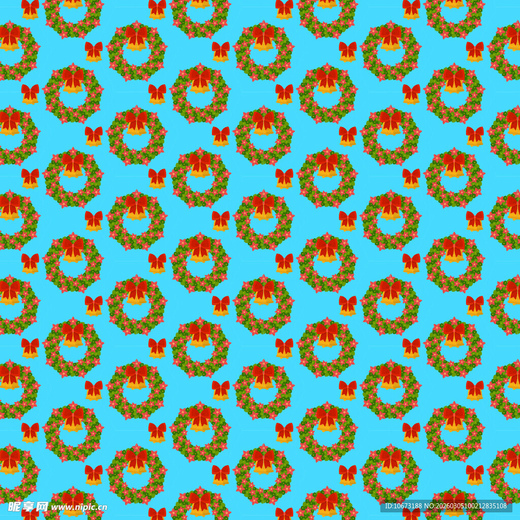 蓝色背景的圆形图案纹理