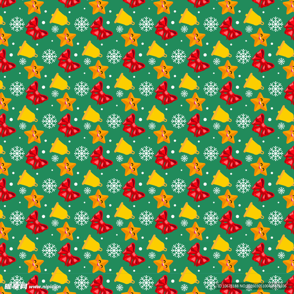 圣诞主题多彩图案背景