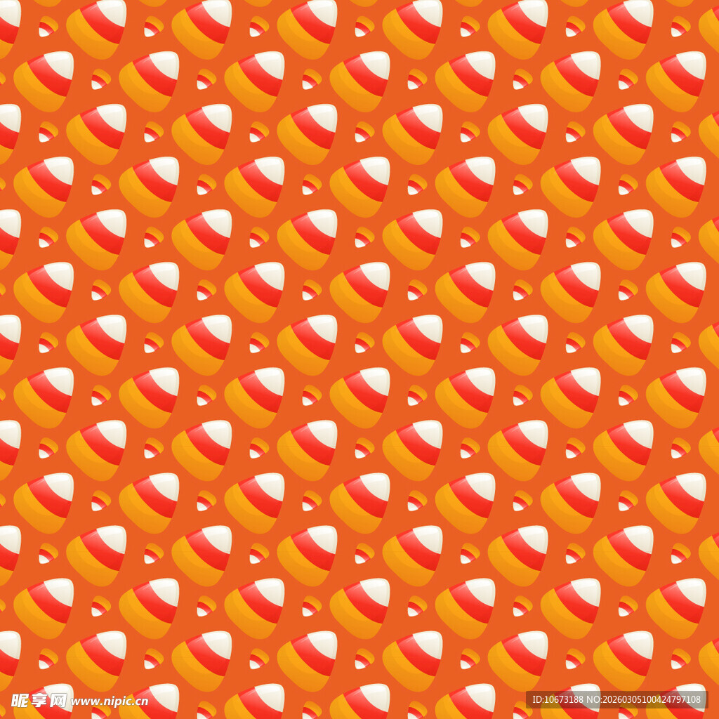 橙色心形图案背景纹理
