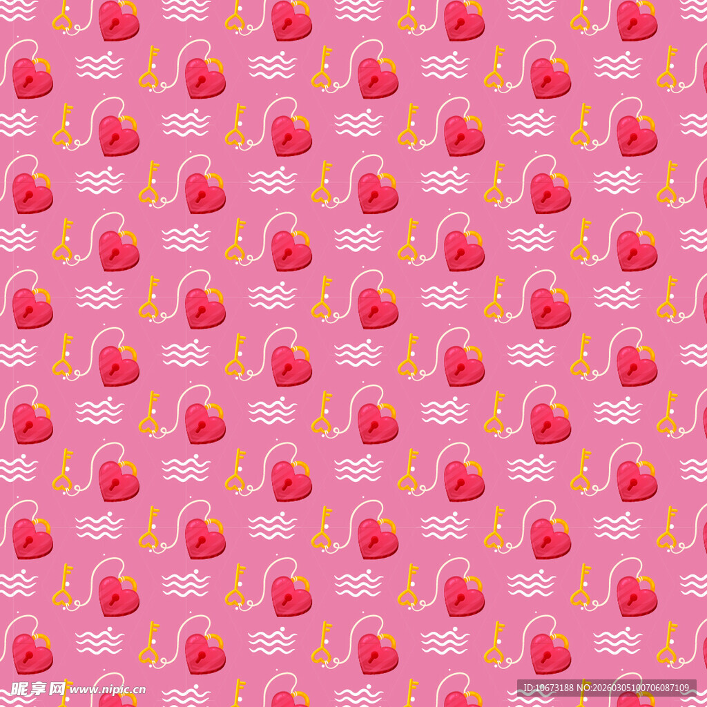 粉色草莓图案可爱背景图