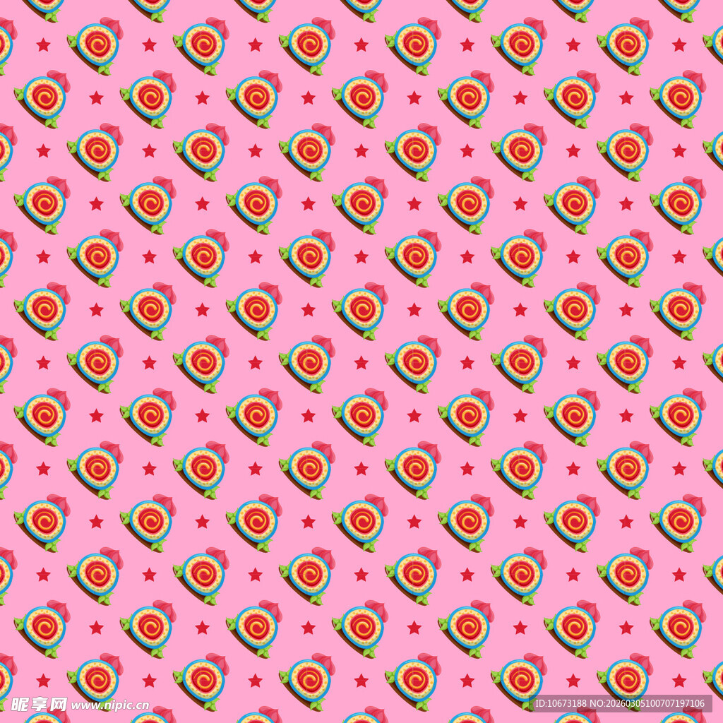 粉色草莓爱心图案背景