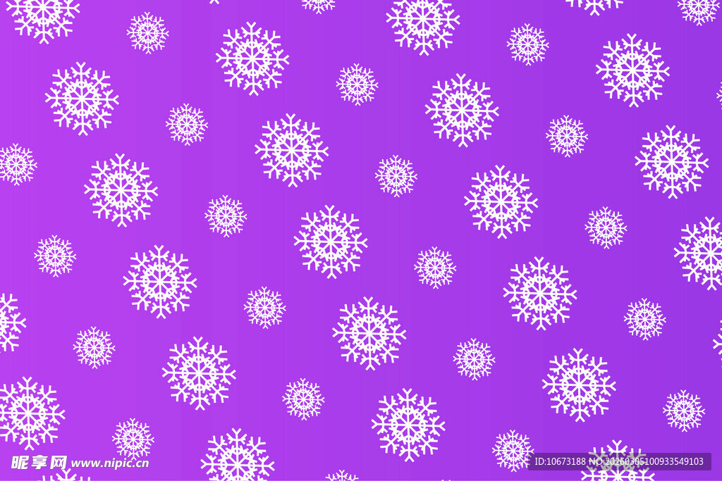 紫色雪花图案背景纹理