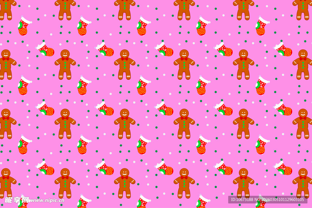 红色人物持旗粉色背景图案