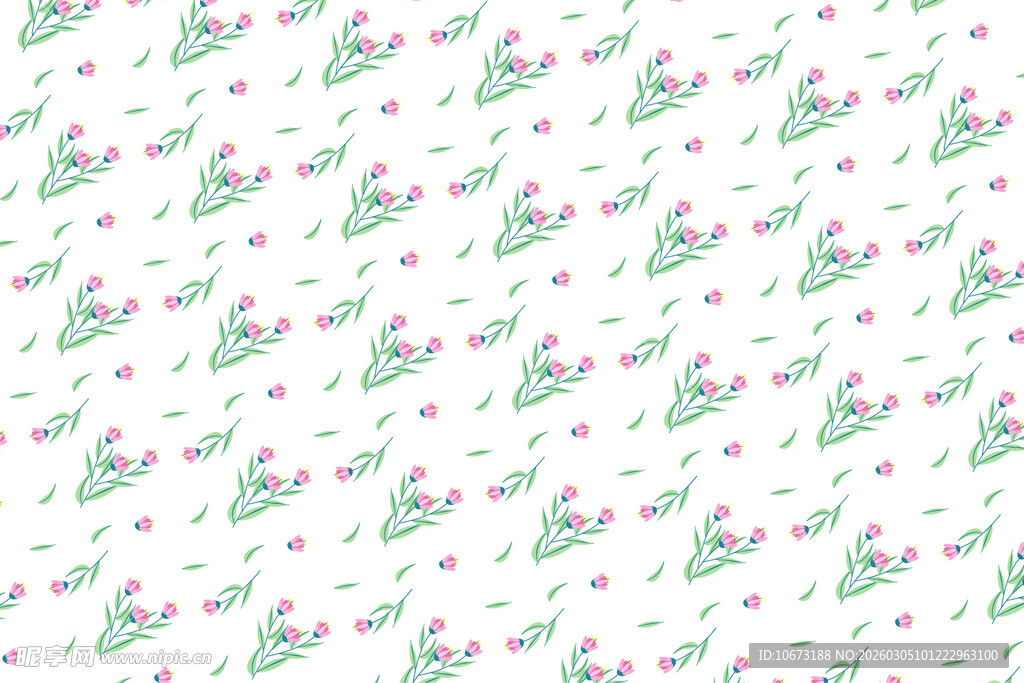 可爱卡通图案无缝背景图