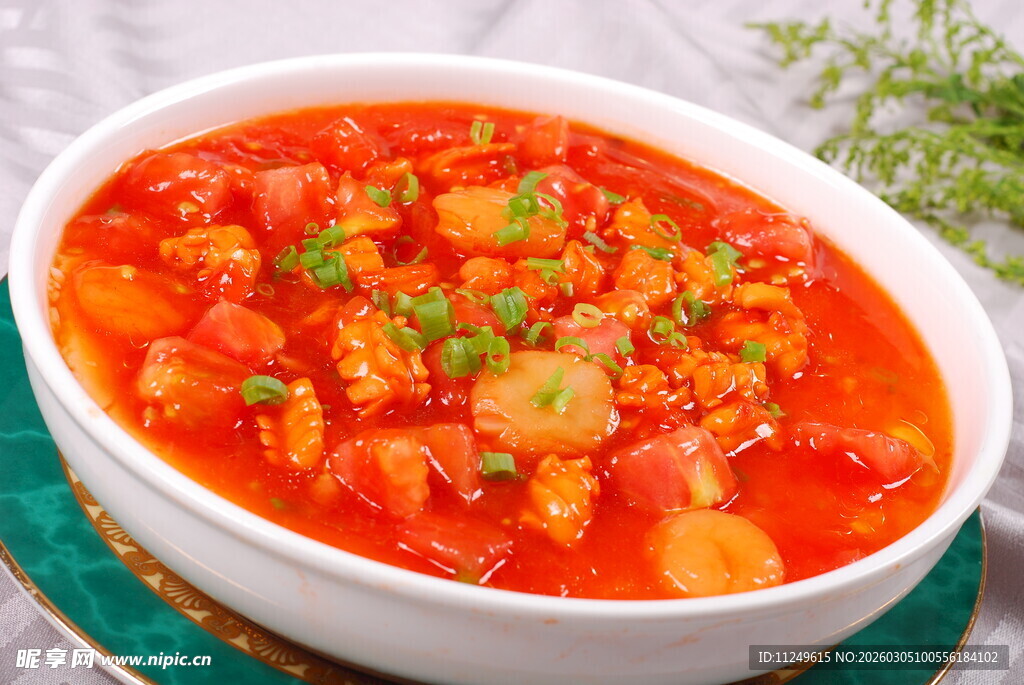 番茄海鲜煮山水豆腐