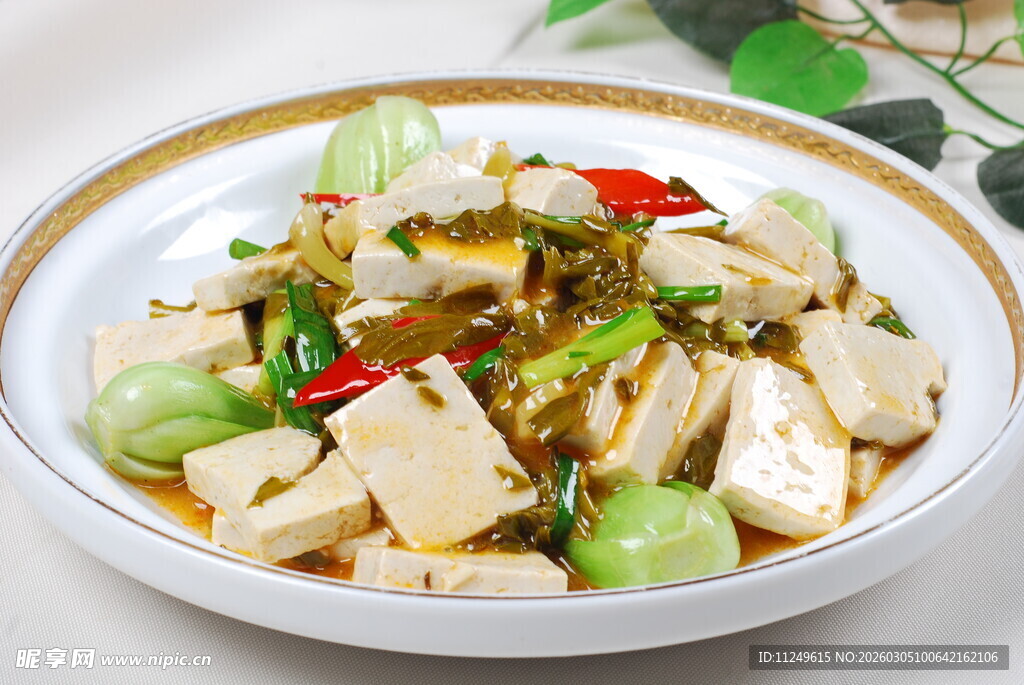 浆水菜炒豆腐
