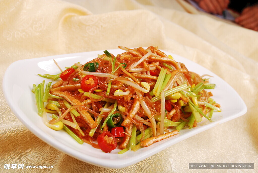 老豆腐炒粉条