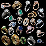 翡翠珠宝首饰PNG免抠素材