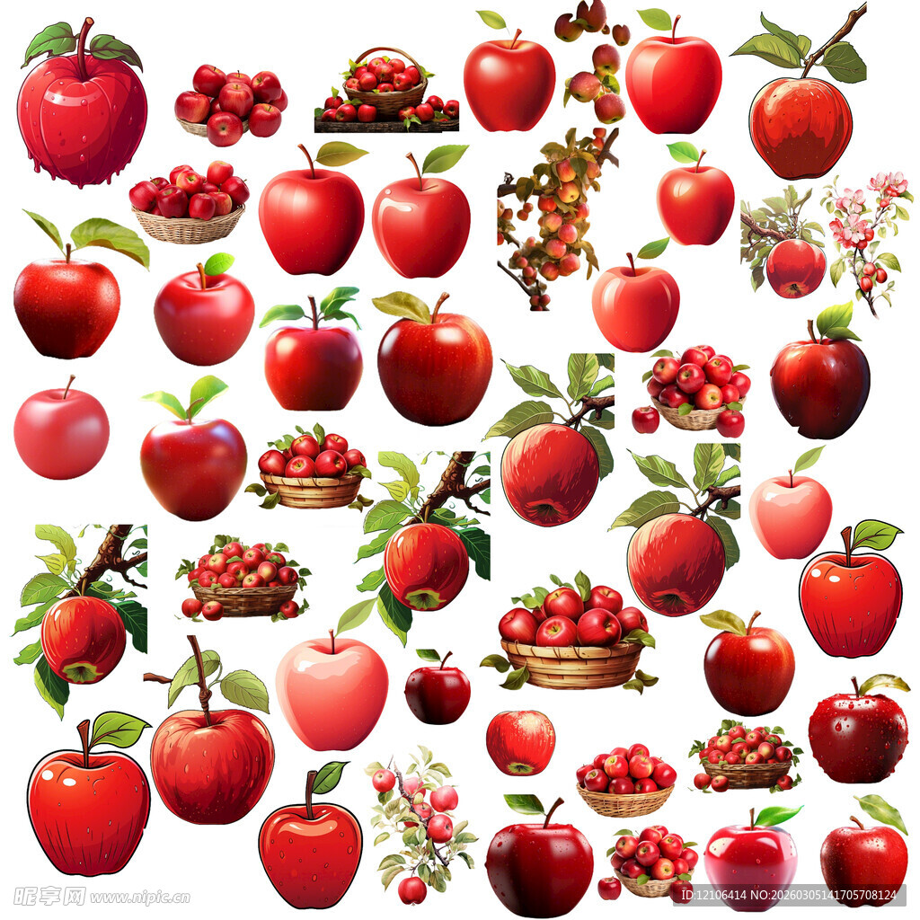 高清苹果免抠图素材