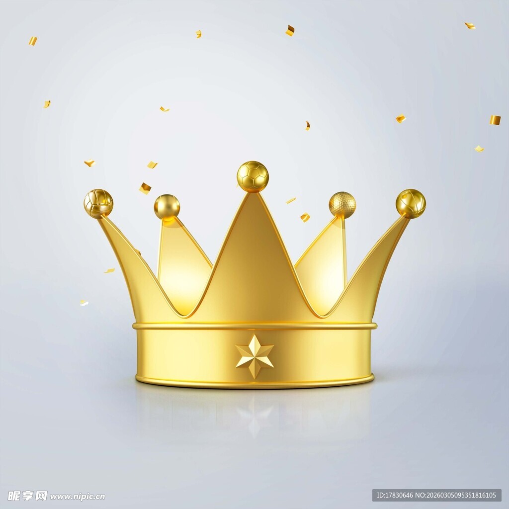 金色皇冠闪耀王者风范