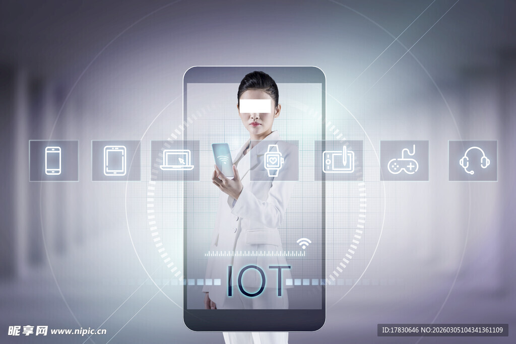 医生与物联网医疗技术展示