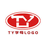 TY字母创意Logo设计