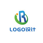 创意R字母LOGO设计