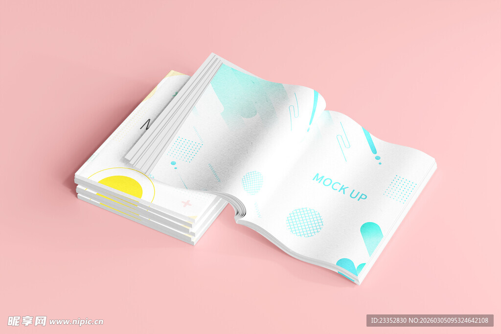 A4画册智能样竖版画册样机