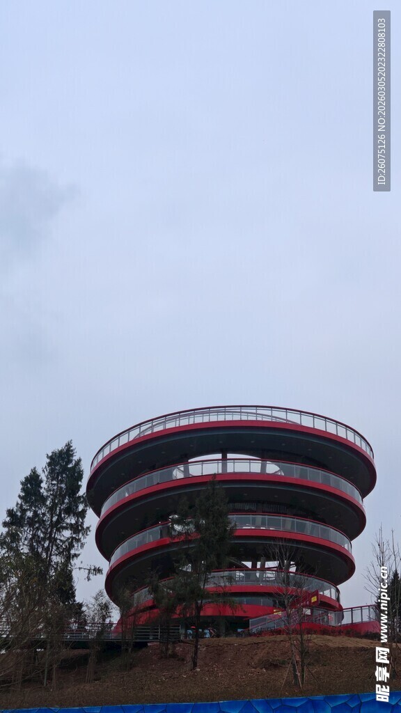 独特环形建筑外观