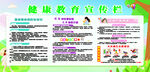 健康教育宣传栏展示