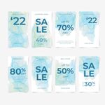 清新风格促销海报模板