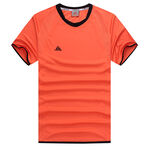 橙色阿迪达斯短袖运动T恤