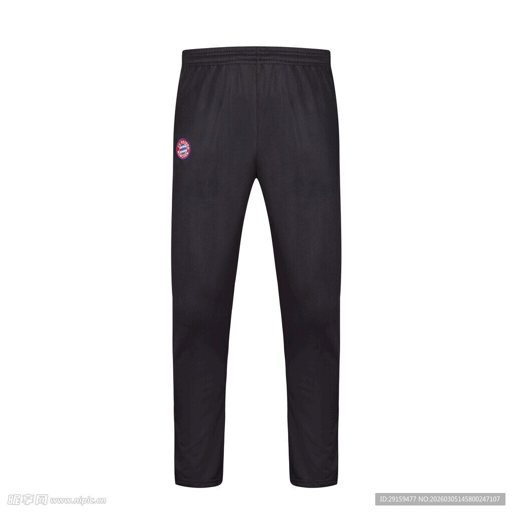 黑色运动长裤展示