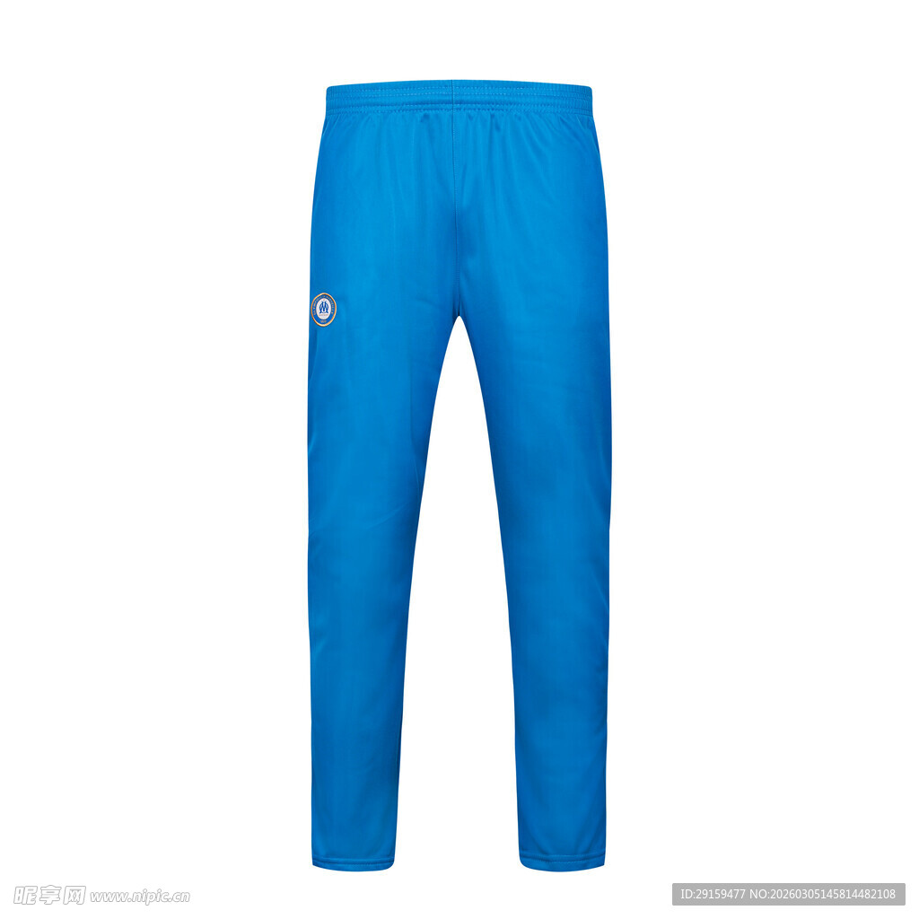 蓝色运动长裤展示