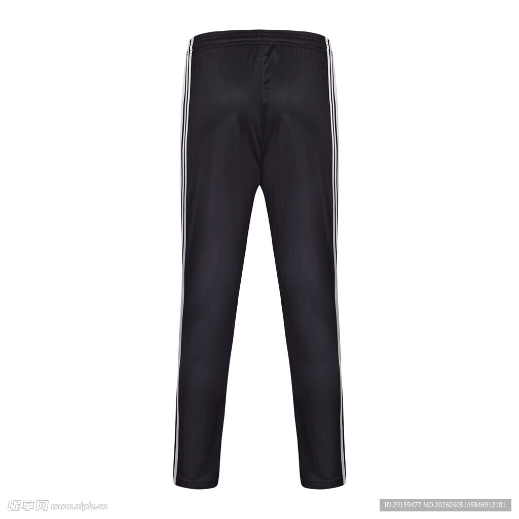 黑色运动长裤展示
