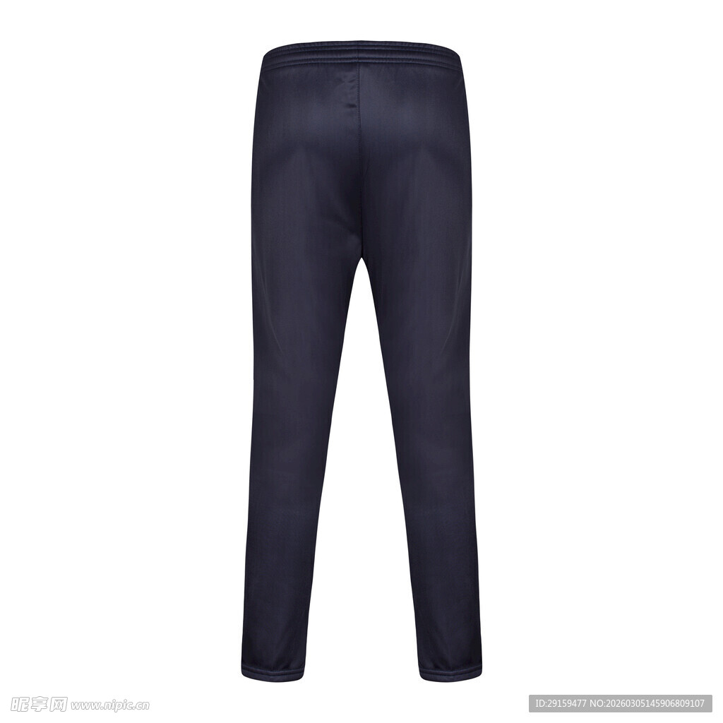 深蓝色男士长裤展示