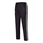 黑色侧边条纹运动长裤