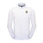 皇马白色长袖运动外套