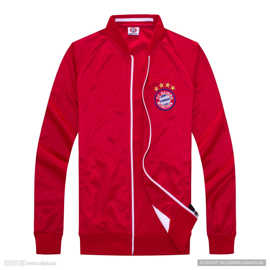 红色拜仁慕尼黑运动夹克