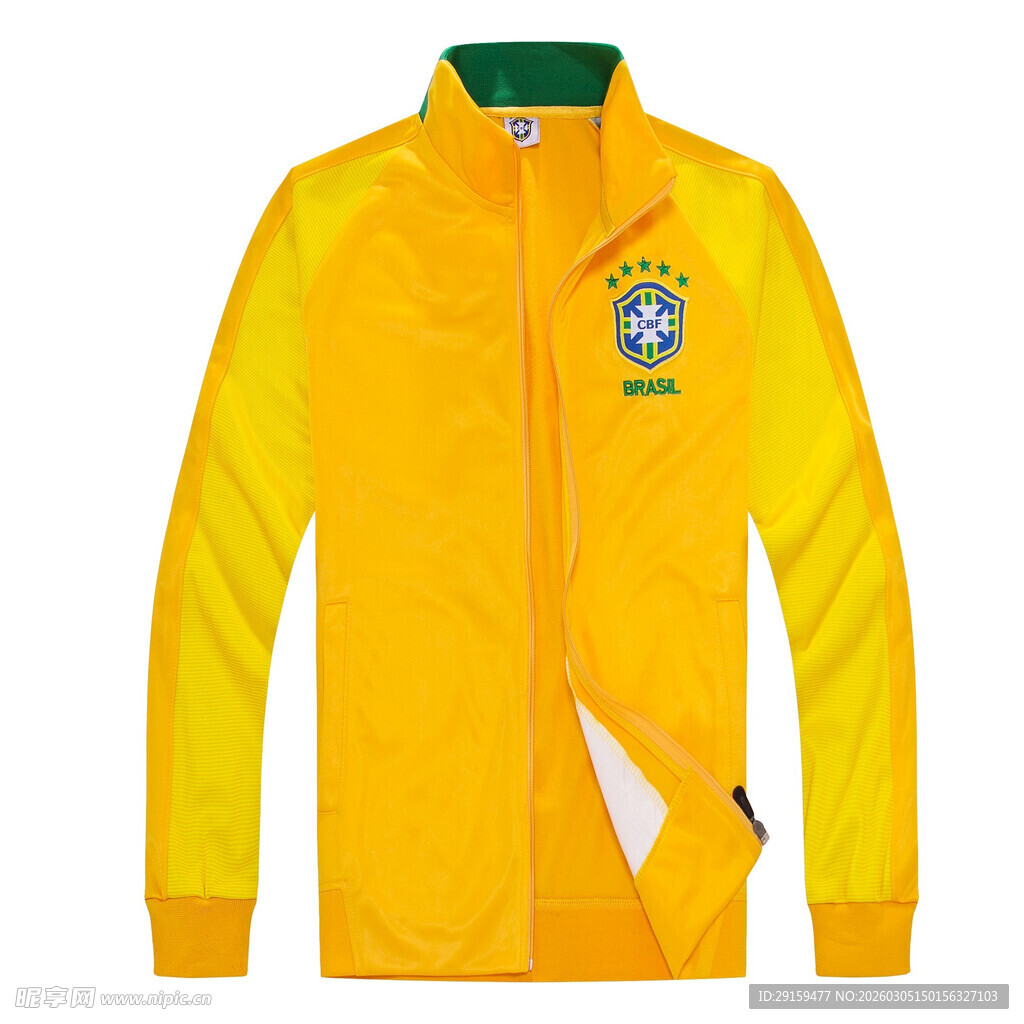 巴西国家队黄色运动夹克