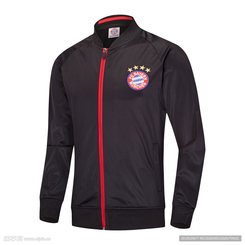 拜仁慕尼黑黑色运动夹克