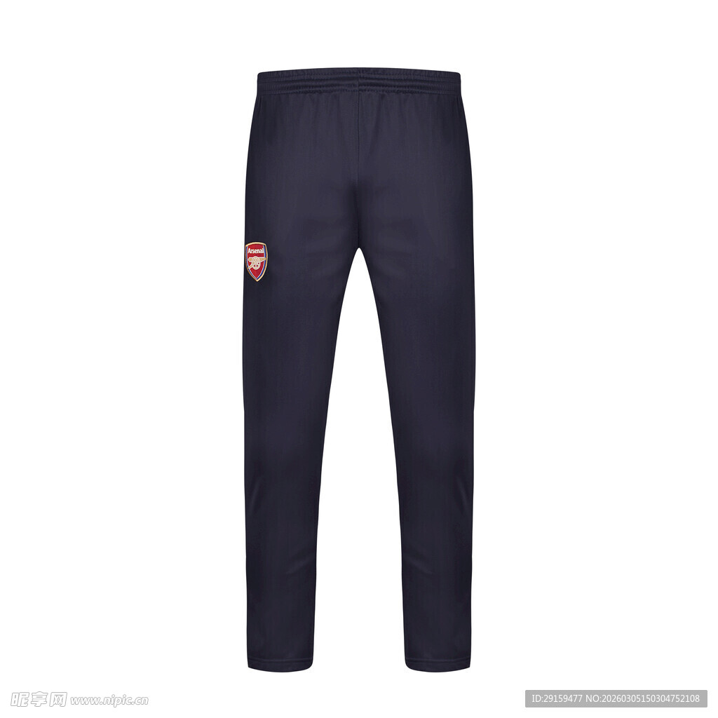 深蓝色运动长裤展示