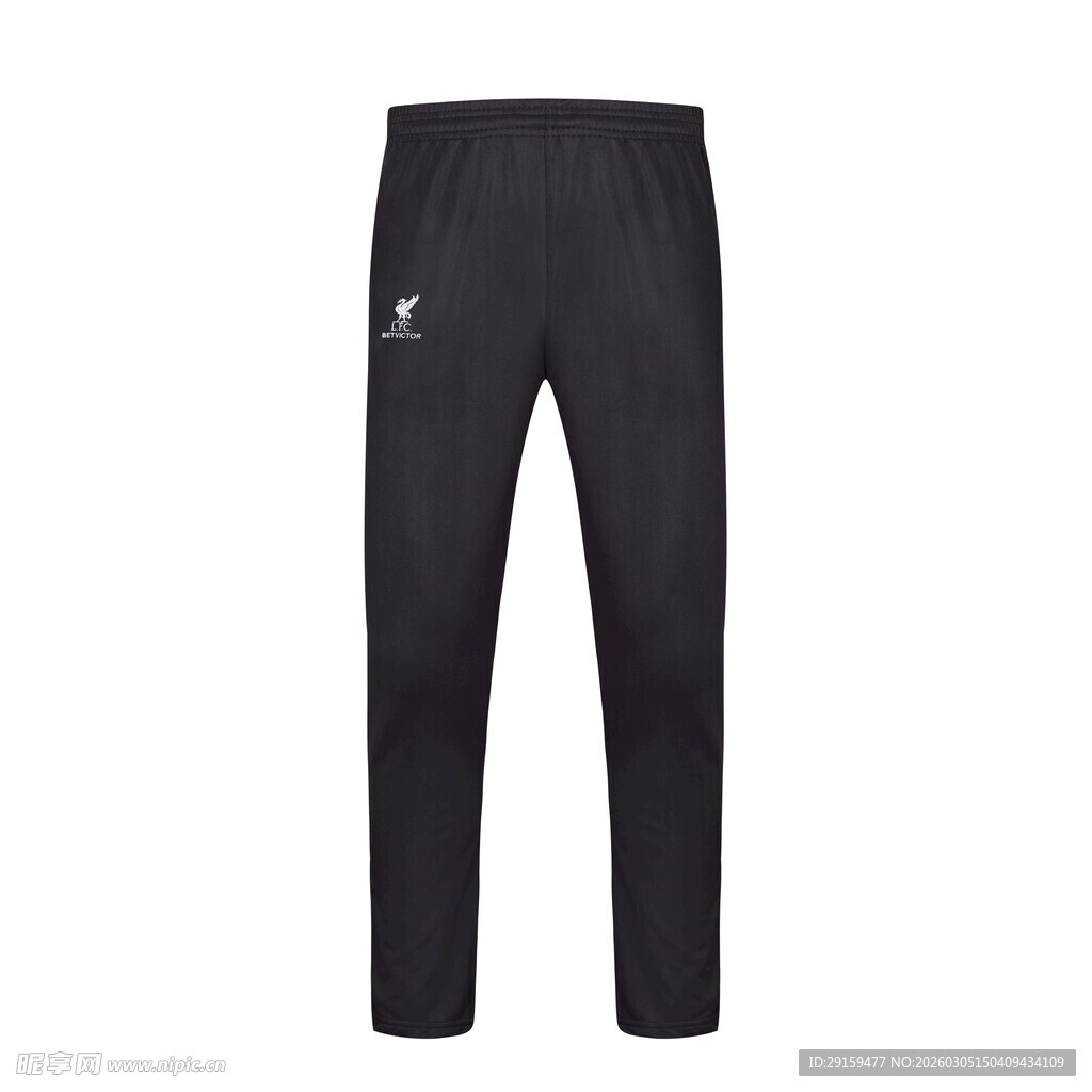 黑色运动长裤展示