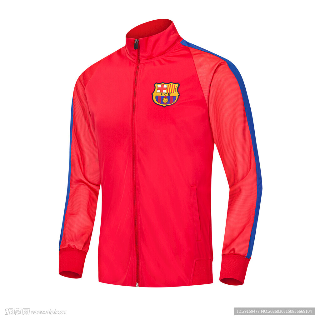 巴塞罗那足球俱乐部红色外套